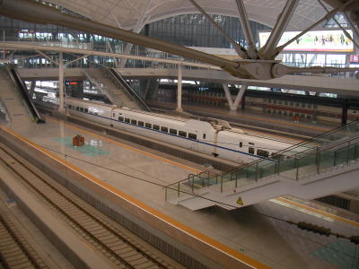 中国　武漢駅
